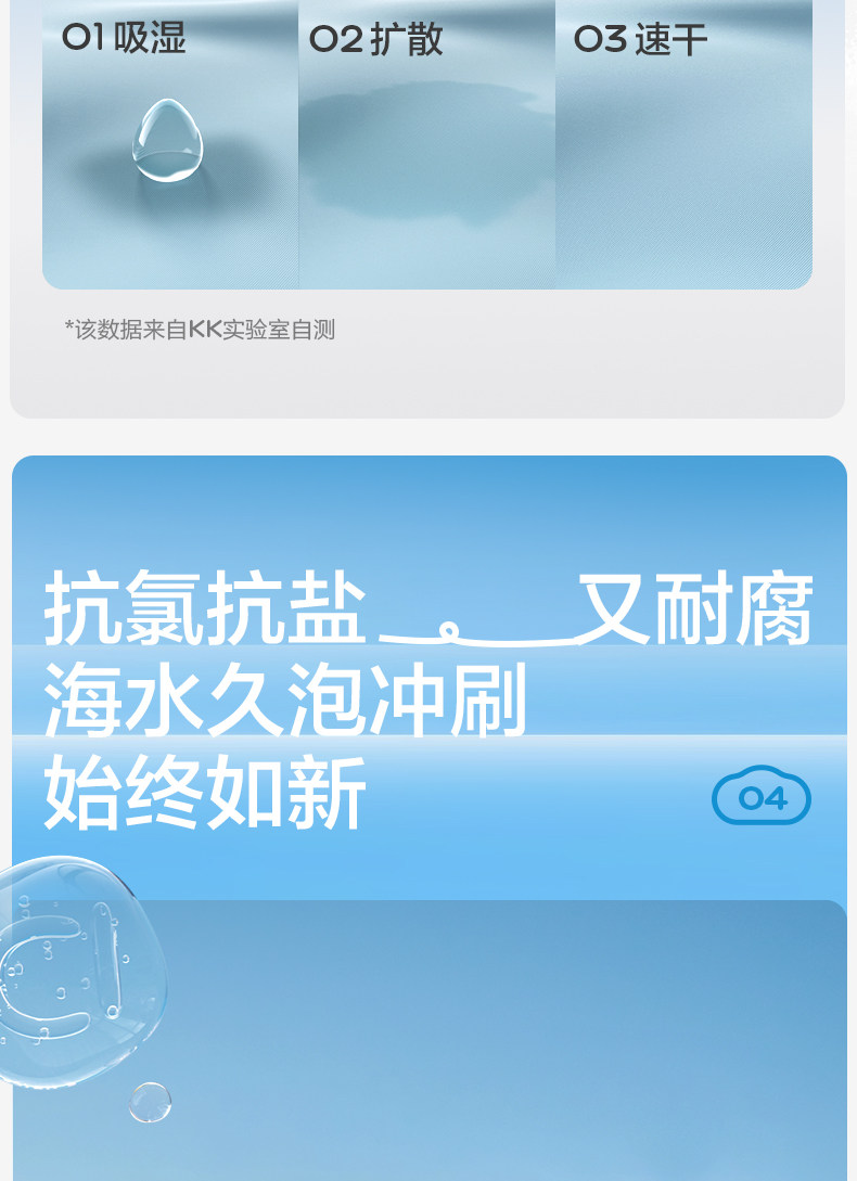 KK树儿童泳衣男童长袖长裤宝宝分体泳装女孩游泳衣海边沙滩防晒夏 — 21