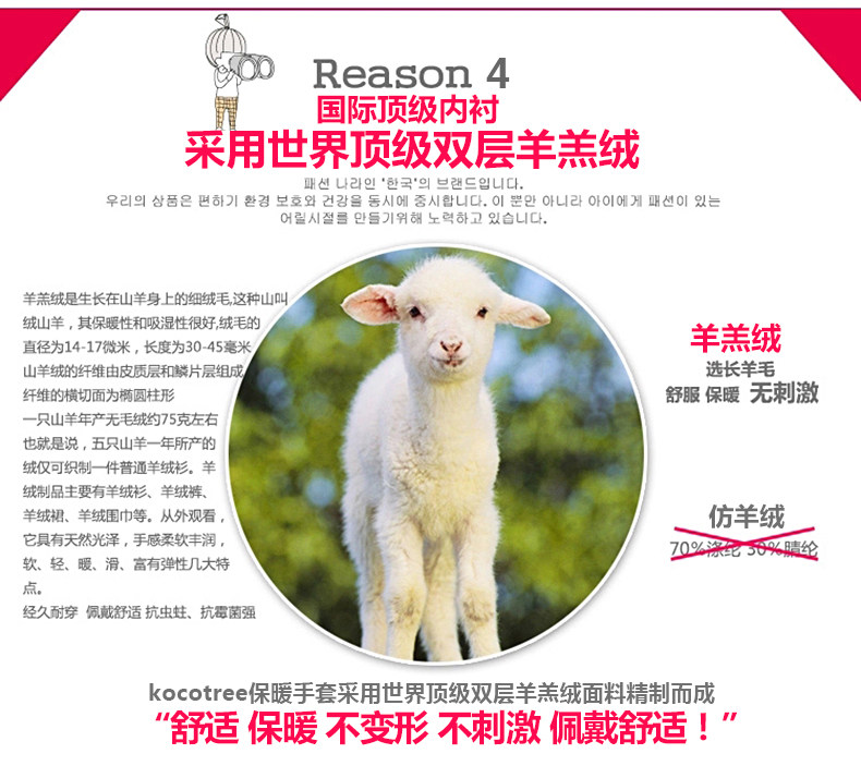 Gants pour enfants KOCOTREE en de laine - Ref 2146028 Image 11