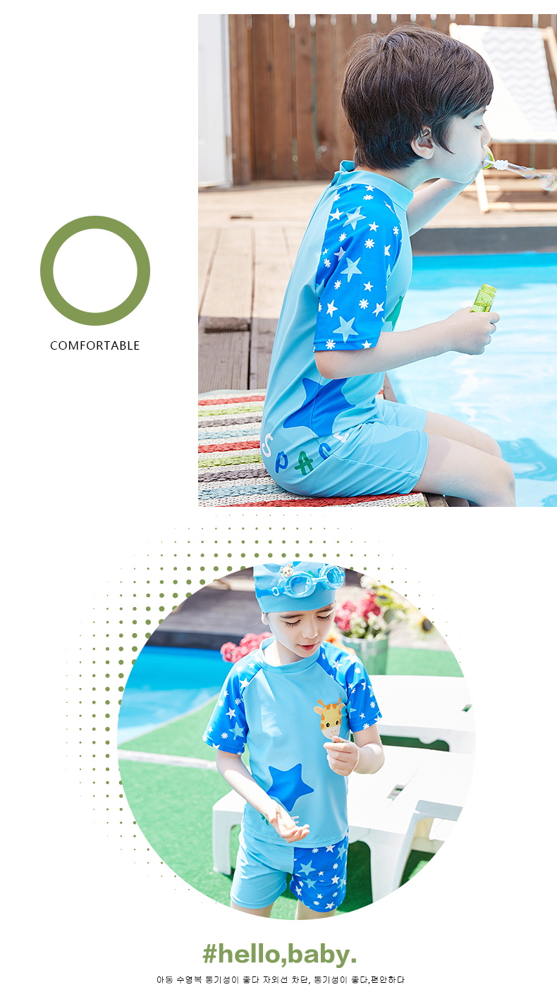 KK cây 2019 mùa hè mới cho trẻ em đồ bơi bé gái dính liền trẻ em đồ bơi bé trai bé lớn đồ bơi - Bộ đồ bơi của Kid do boi cho be gai
