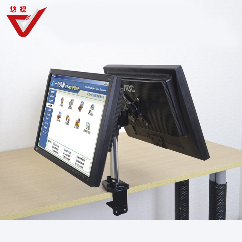 Display stand Dual-screen cash register cash register counter customer display universal rotating LCD computer back-to-back support