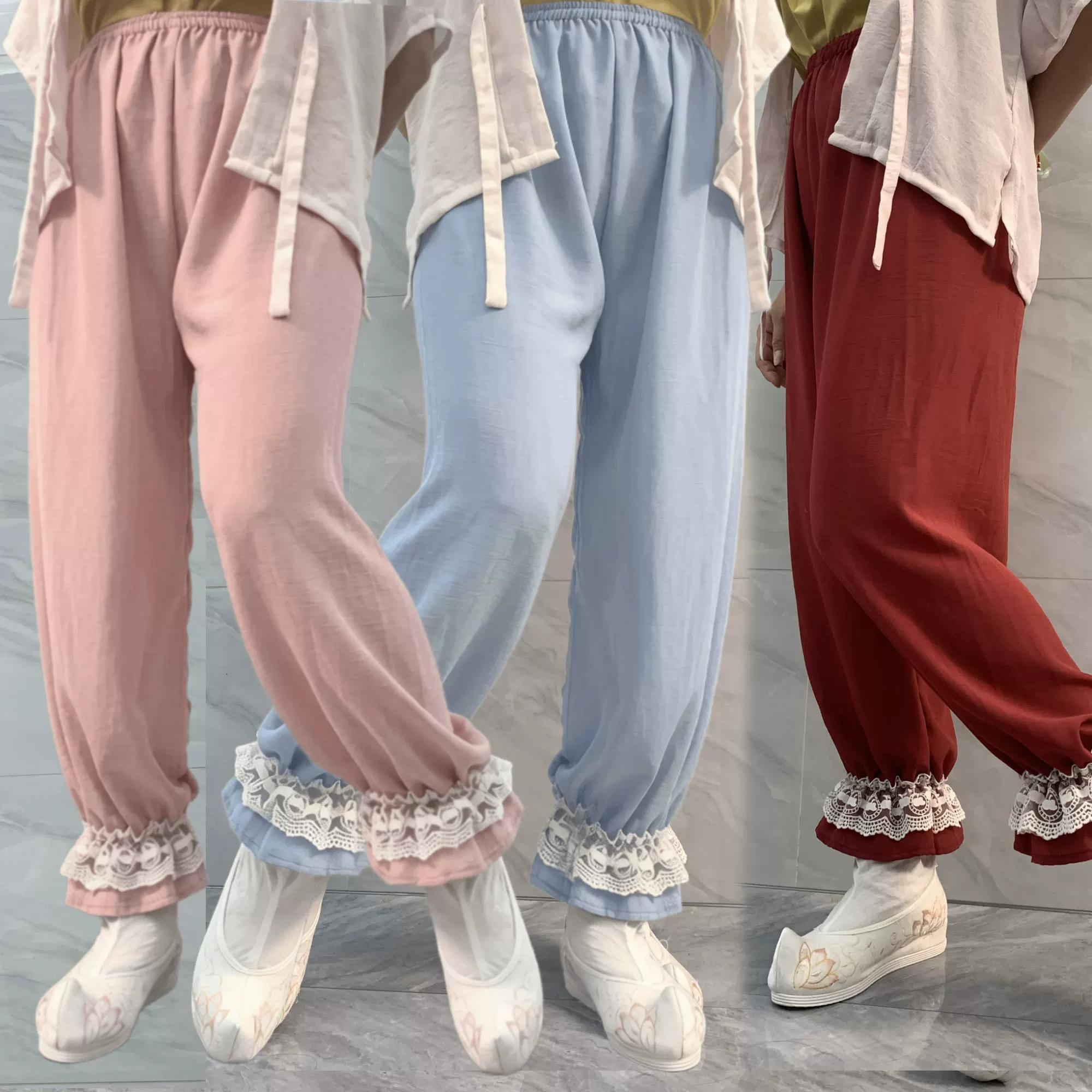 Ханфу, брюки, худи/скини leggings slimming?