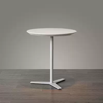 Nordic simple marble side white round corner a few balcony Model Room mobile coffee table casual small table