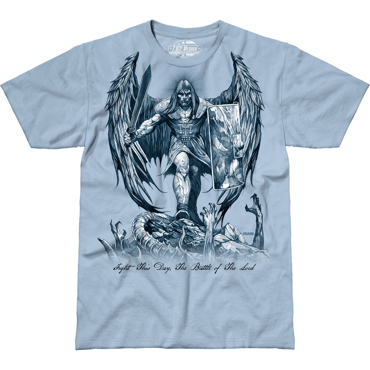 (Bundesliga) 7 62 Design pure cotton t-shirt St. Mike's Battle of the Fright This Day is new