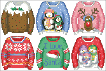 (Zhang Xiaolang) Cross stitch DMC R line self-matching kit plastic board refrigerator sticker sweater