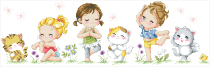 (Zhang Xiaolang) Cross stitch DMC R line self-matching kit plastic board refrigerator sticker yoga cat
