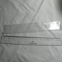 Подлинная полная 50 бесплатная доставка Shenyang Organic Glass 30 см прямой линейка физическая стрельба Рисование канцелярские товары правителя канцелярские товары