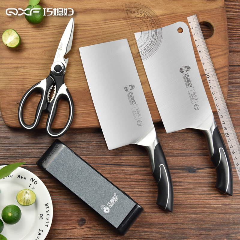 Dear Daughter-In-Law Grinding Knife Stone Kitchen Knife Chopped Bone Knife Home Kitchen Cutter Chef Special Slicing Knife Stainless Steel Decapitated Knife