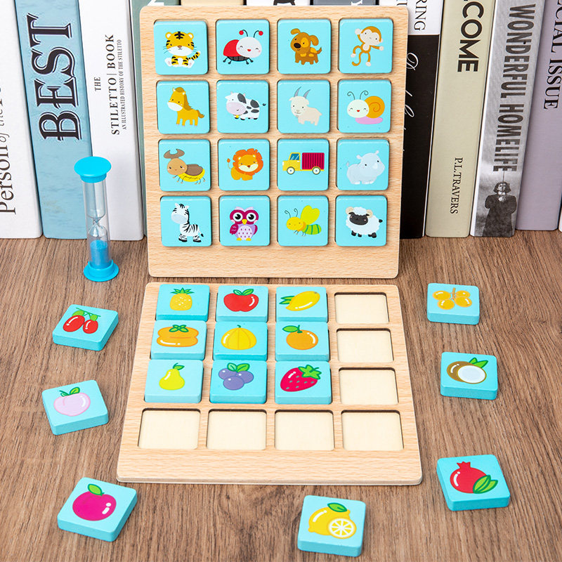 Instant photo memory chess baby logical thinking training educational toys early education cognitive desktop parent-child game