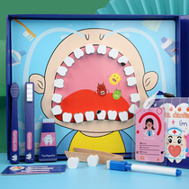 Small Dentist Toy Suit for toothbrushing childrens home emulated doctor boy girls baby puzzle teaching aids