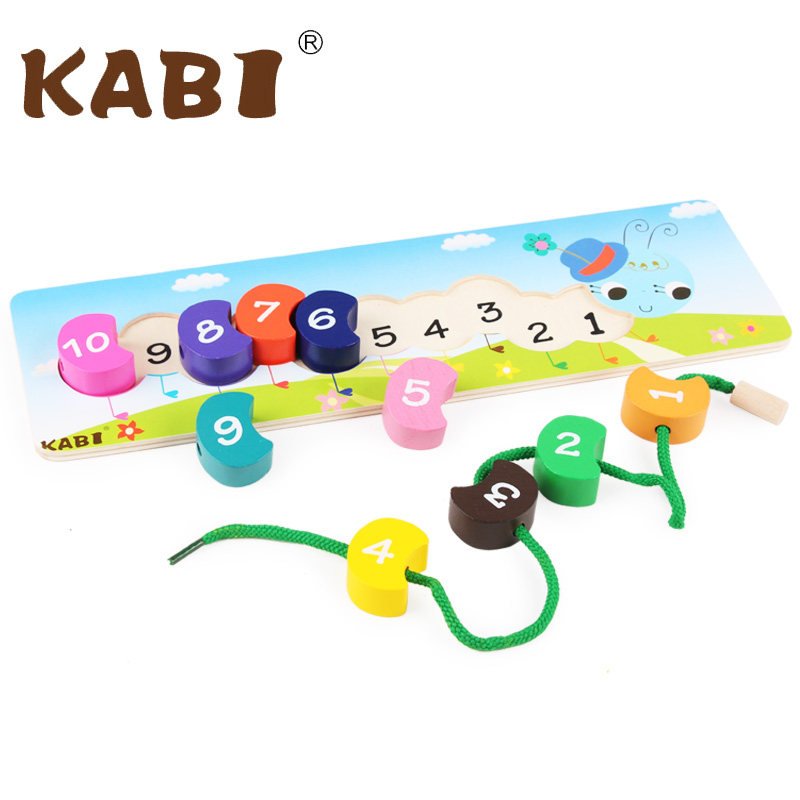 Children threading building blocks large number of beads Early childhood boy Puzzle Wearing Beads Baby Wrap around Pearl Toys 1-3-year-old girl