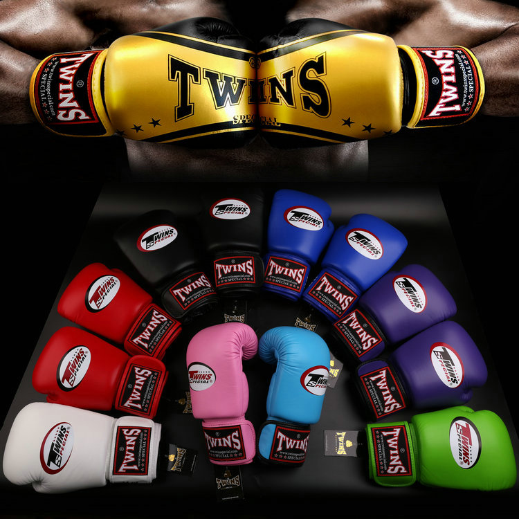 Thailand imported twins boxing gloves Muay Thai boxing sanda men and women training adult children leather gloves