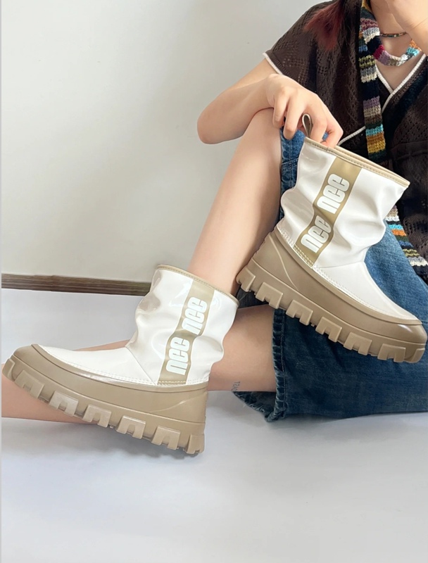 Ugg Women's Shoes, Genuine from the Store, Water-Repellent Dopamine Jelly Thick-Soled Snow Boots, Fashionable Boots, Autumn 1144059