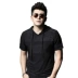 Mùa hè nam trùm đầu áo thun ngắn tay thời trang đường phố Hàn Quốc phiên bản áo hoodie tự tay nửa áo thun nam mùa hè - Áo phông ngắn Mẫu áo phông nam đẹp 2020 Áo phông ngắn