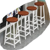 Стул домашний домохозяйство с высоким содержанием круглого гнома современный минималистский бар бесплатно доставка стойки перевозки ресторан Ресторан