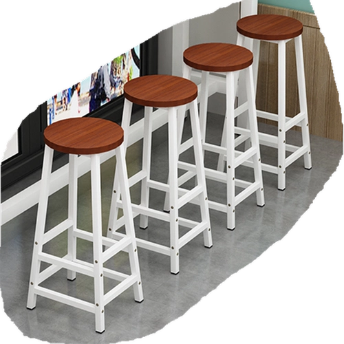 Стул домашний домохозяйство с высоким содержанием круглого гнома современный минималистский бар бесплатно доставка стойки перевозки ресторан Ресторан