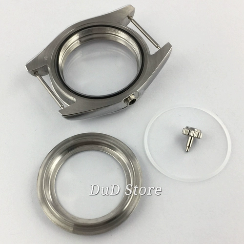 Серебряный сапфировый стеклянный корпус, 40mm, 36, платина 5000 пробы