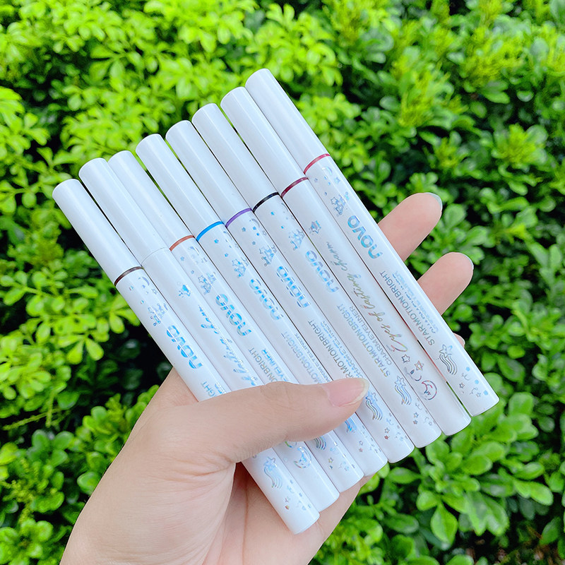 novo flagship store official flagship make-up eyeliner pen waterproof natural three-dimensional non-smudged women's brown eyeliner pen