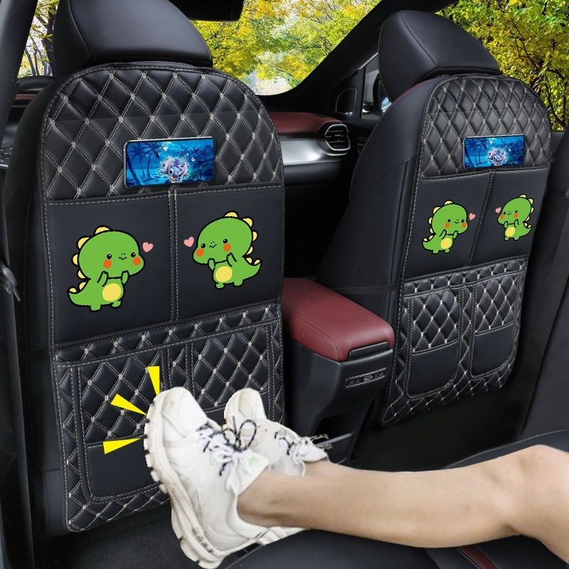 Car seat anti-kick pad car sticker rear safety seat anti-wear pad child rear seat car interior backrest protective pad