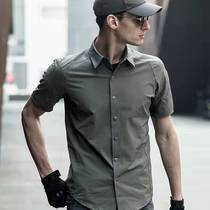 Eagle Claw Action Tactical Shirt Male Summer Short Sleeve Thin Air Permeable Outdoor Quick Dry Elastic Body Speed Dry Lining Clothing