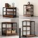 Floor-Standing Storage Rack for Study Room, Corner Storage Rack for Living Room, Display Rack Next to Sofa, Multi-Layer Simple Narrow Gap Low Bookshelf