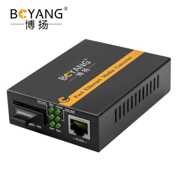 Boyan BY-WG611S-SC Telecommunications Class one thousand trillion single-mode dual-fiber transceiver can be up to 14 trough racks-Taobao