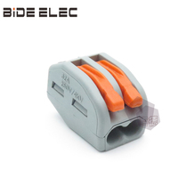 PCT-212G Two-hole universal gray wire connector Quick terminal block BIDE ELEC100 only box