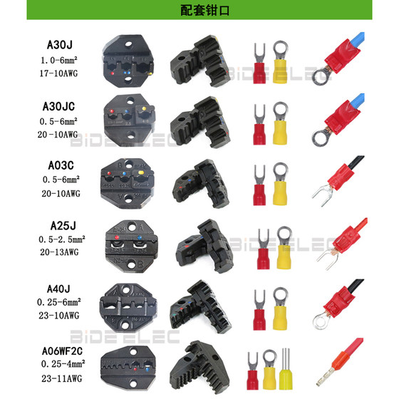 공압 압착 기계 AM-10 압착 공구 FEK-5ND Huasheng 9인치 공구 금형에 적합한 범용 조