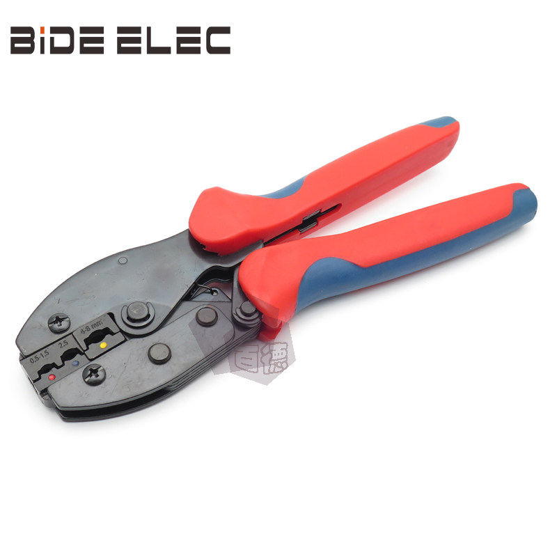LY-03C ratchet with sheath pre-insulated terminal connector special press wire pliers crimping tool 0 5-6mm2