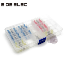 SST-P100 Box 100 waterproof Heat Shrinkable solder middle pipe double ring terminal Welding Heat Shrinkable tube