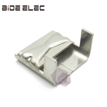 Baide brand LX type 9 512 715 919mm wide stainless steel tie buckle packing steel belt buckle