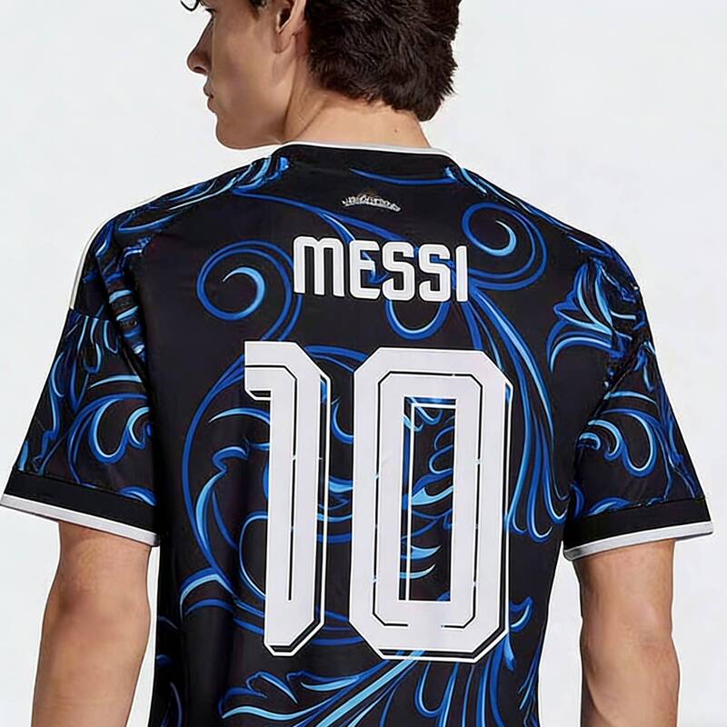 2026 Argentina Team Away Jersey No. 10 Messi Short-Sleeved Enzo Genuine De Paul Di Maria Football Uniform
