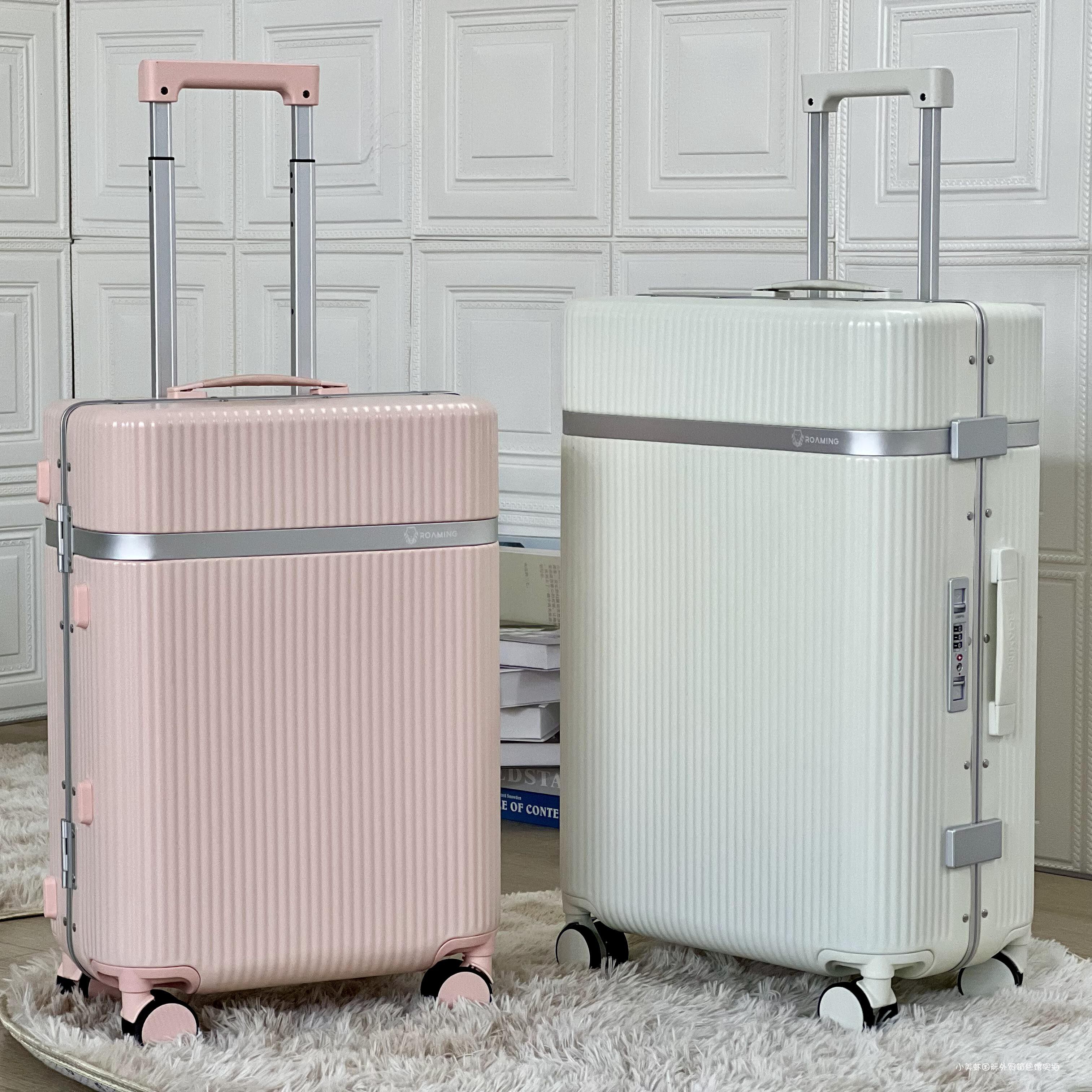 Japan's light aluminum frame luggage universal wheel password suitcase trolley case unisex pc check-in box