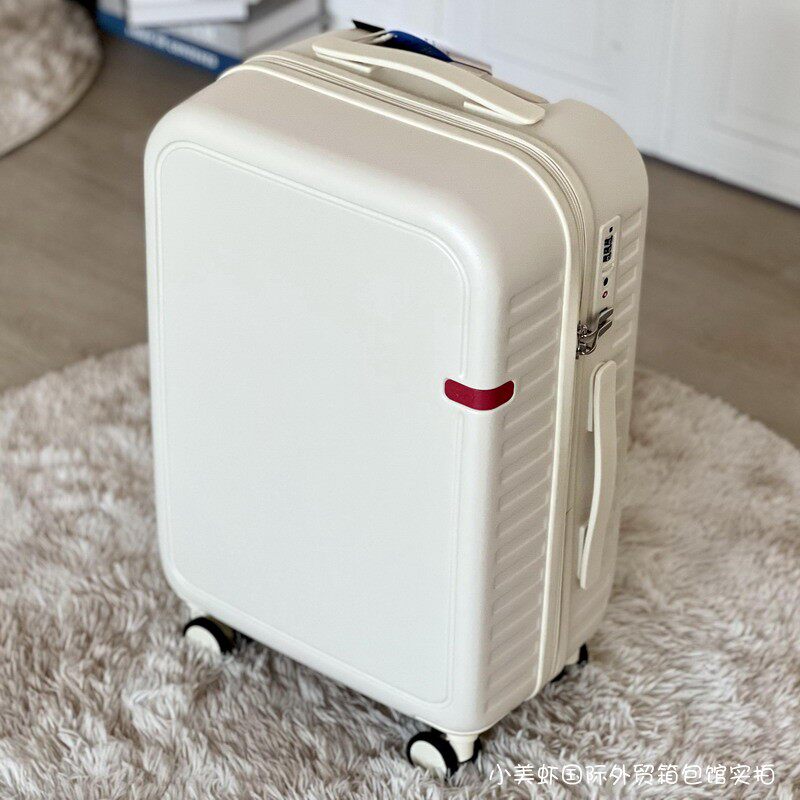 Japanese trend INS wind luggage mute universal wheel suitcase password lock zipper trolley case unisex