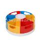 10-Inch Divided Rotating Pen Holder for Students, Home, and Office Desk Organization and Storage, Pen Holder ins High-Value Storage Box