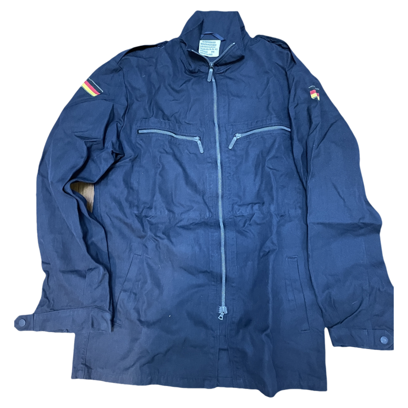 Bw West Germany Sea Blue Jacket Blue-Black Flame-Retardant Jacket Deck Coat Bw West Germany Sea Blue Jacket Blue-Black Flame-Retardant Jacket Deck Coat