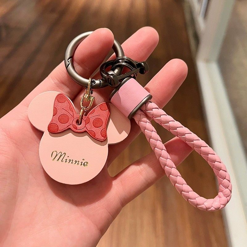 Exquisite Mickey Mouse High-End Car Keychain Pendant, Popular among Internet Celebrities, Cute and High-End Bag Accessory for Girls Exquisite Mickey Mouse High-End Car Keychain Pendant, Popular among Internet Celebrities, Cute and High-End Bag Accessory for Girls