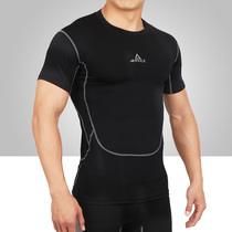 Summer sports tights Quick-drying clothes breathable running short sleeve fitness basketball training T-shirt running mens top men