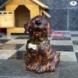 Сад - старая милая щенка бесплатная доставка золотисто -волос собачья смола орнамент ресторан цветочный магазин вилла