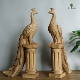 Статуя, стенд, павлин, скандинавский стиль, на удачу, подарок на день рождения