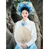 Quanzhou Fujian Xunpu womens hairpin headdress ethnic style flower skirt high-looking and popular model simulated flower Quanzhou hairpin new style
