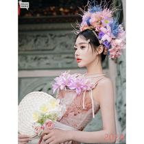 Quanzhou hairpin headband female pink clothes Quanzhou hairpin headband tube top clothing horse face skirt suit hot style new