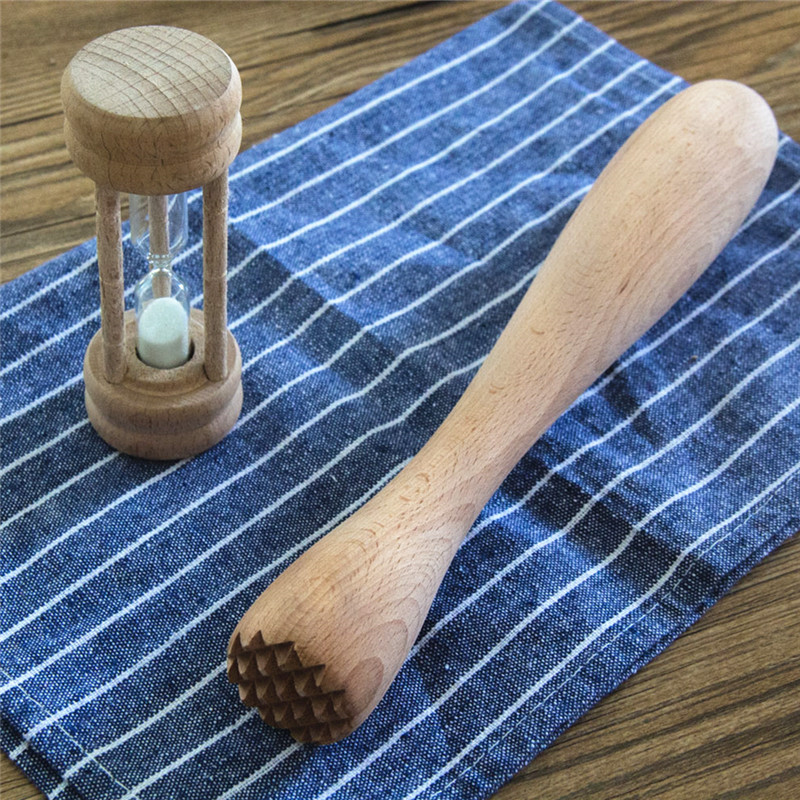 Imported beech-wood Bar cocktail Wine Tune Big Ice Hammer Mashed Ice Ramping Pops Crush crushed sticks Mashed Sticks