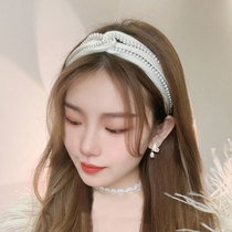 Pearl Hair Stirrup High Cranial Top Retro Style Card Internet Red 2022 New 100 Ride Out Womens Summer Senior Sensation