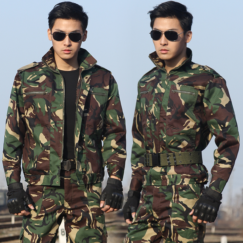 China's new hunter camouflated suit for men's spring and autumn summer outdoor instructors training for students' military camaradas work wear-wear