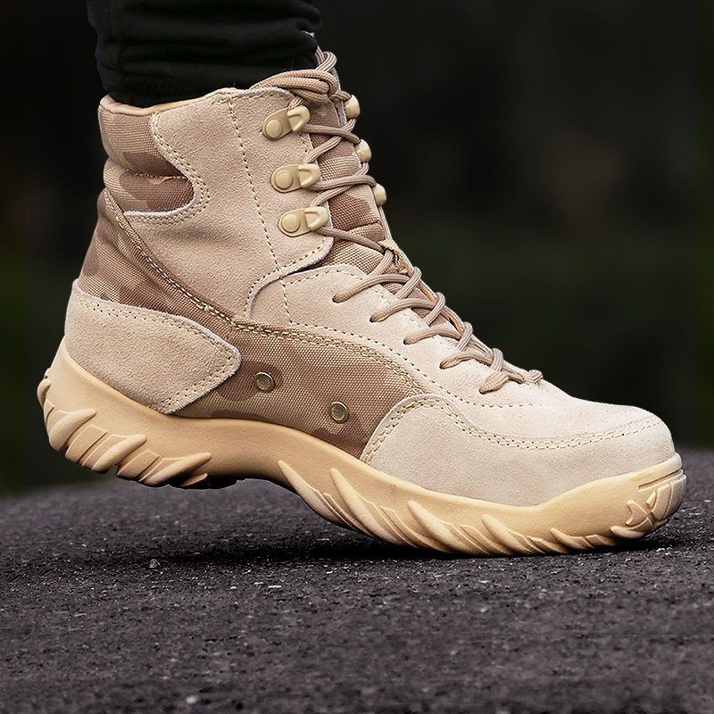 Outdoor American Low Mid Drum Camouflak Tactical Boots Male Autumn Winter C Super Light Q Shock Absorbing B Breathable Military Fans 511 Land War Shoes