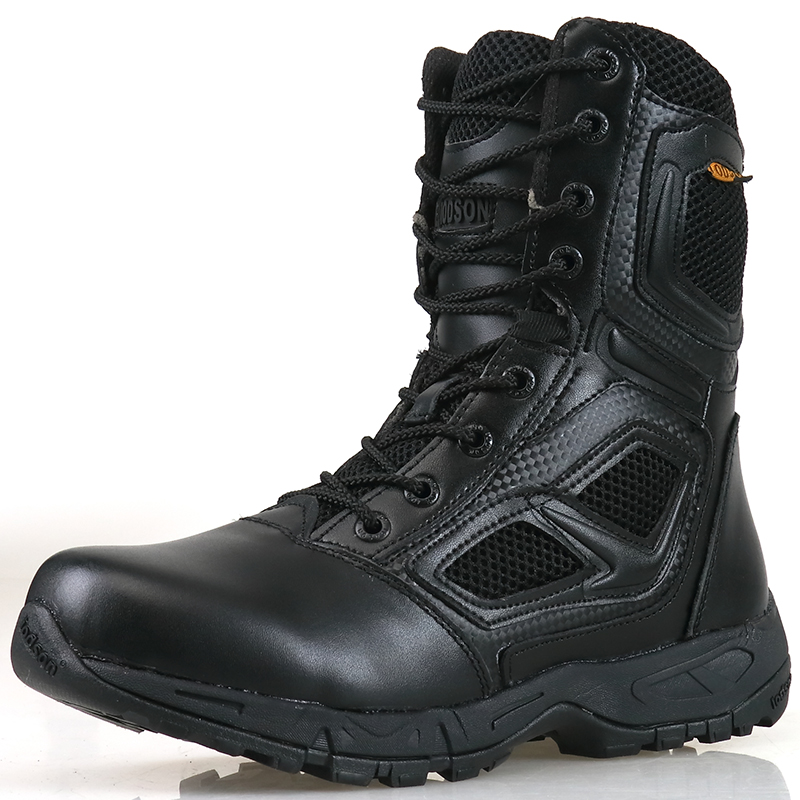 Zipper tie T American high tube combat training boots men's land battle training tactical shoes 511 big tiger battlefield