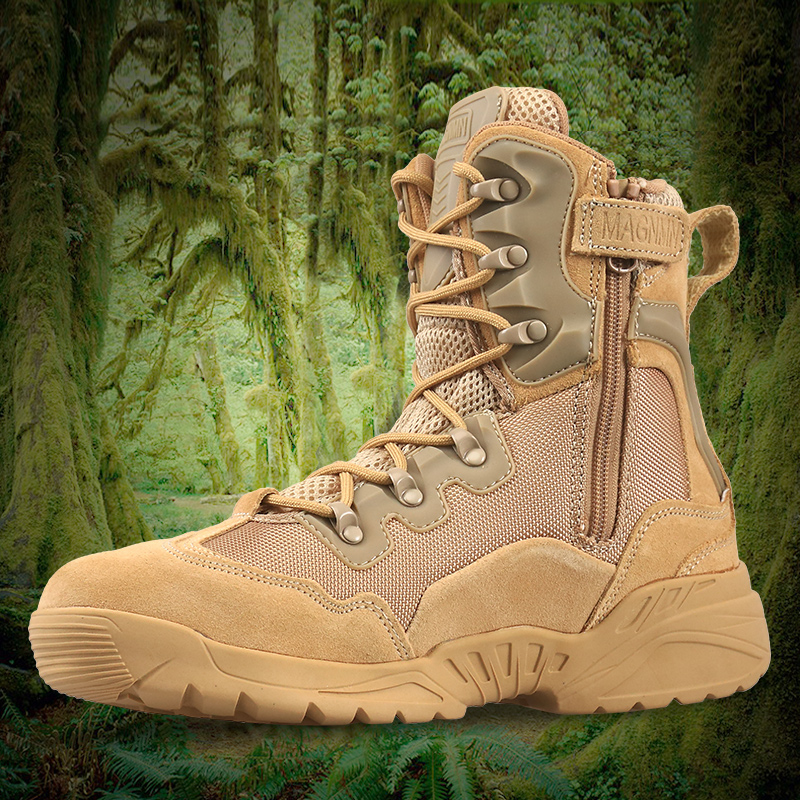 American-style high-barrel combat boots tactical shoes land combat training boots men's outdoor Magnum spider desert mountain climbing