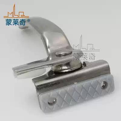 Monledge stainless steel 7-character handle sliding window lock buckle plastic steel aluminum alloy door and window handle casement window handle