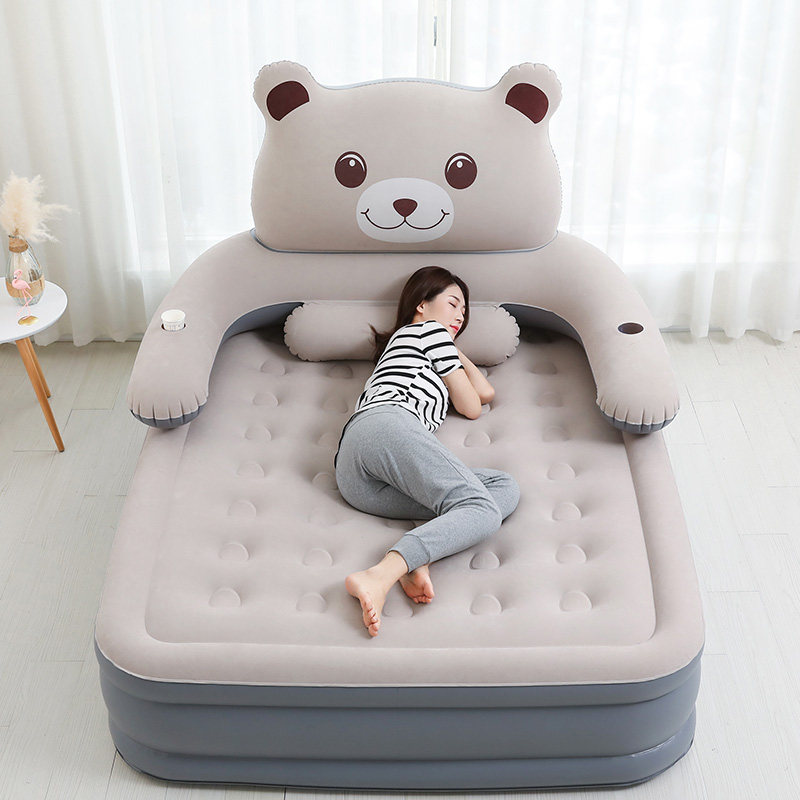 Add High Thickened Air Cushion Bed Double Home Inflatable Mattress Tatami single Spice Steam Cushion Bed Folding Portable