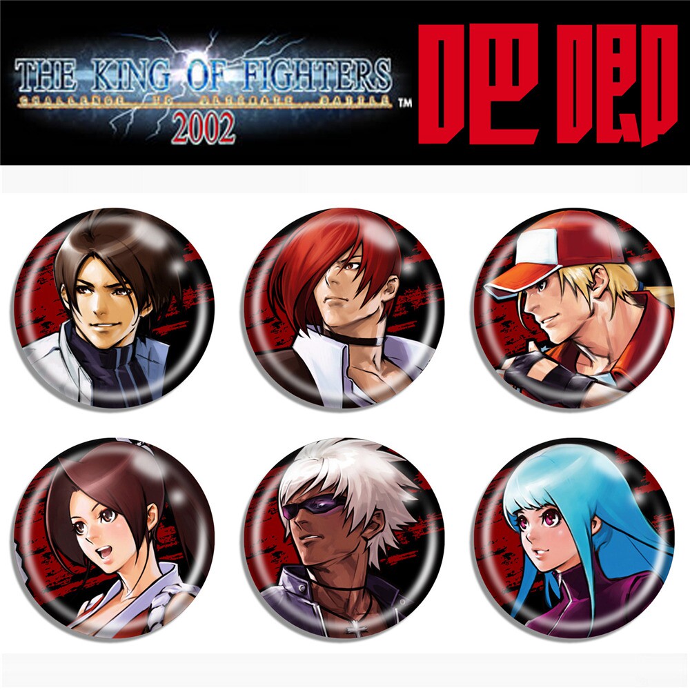 拳皇格鬥草薙京八神庵特瑞徽章吧唧周邊無名雅典娜k庫拉胸章